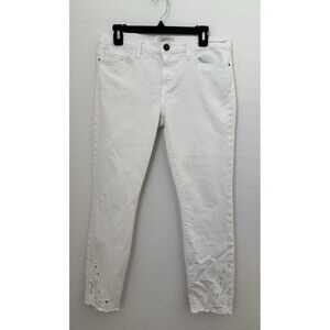 Current/Elliott White Skinny Jeans